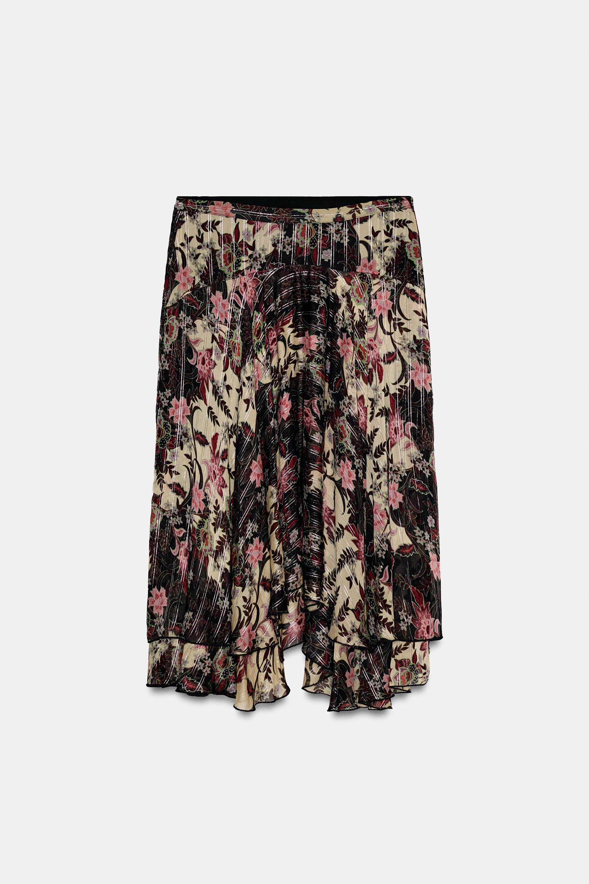 ZW COLLECTION FLORAL PRINT SKIRT